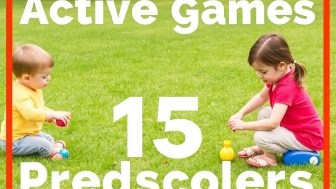 Подвижные игры для дошкольников: 15 вариантов, которые точно увлекут малышей