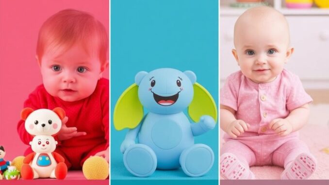 Игрушки по возрасту: что купить в 6, 12 и 18 месяцев