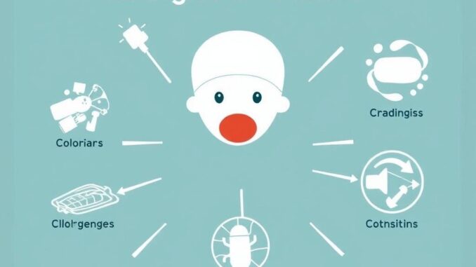 Аллергия у детей: распространённые аллергены